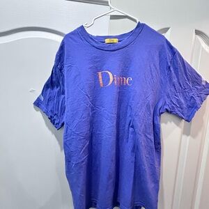 DIME MTL size XL MEN purple Dime classic logo (Dior bootleg)